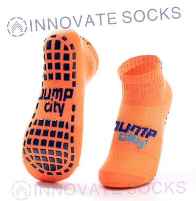 Jump City Ankle Anti- Skid Grip Trampoline Park Socks