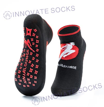 Ninja Lounge Ankle Anti-Skid Grip Trampoline Park Socks