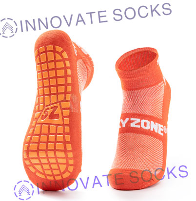 Sky Zone Ankle Anti- Skid Grip Trampoline Park Socks