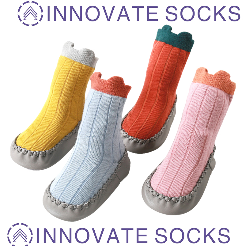 Indoor Non-slip Baby Floor Socks Newborn Cartoon Soft Sole Footwear Baby Socks