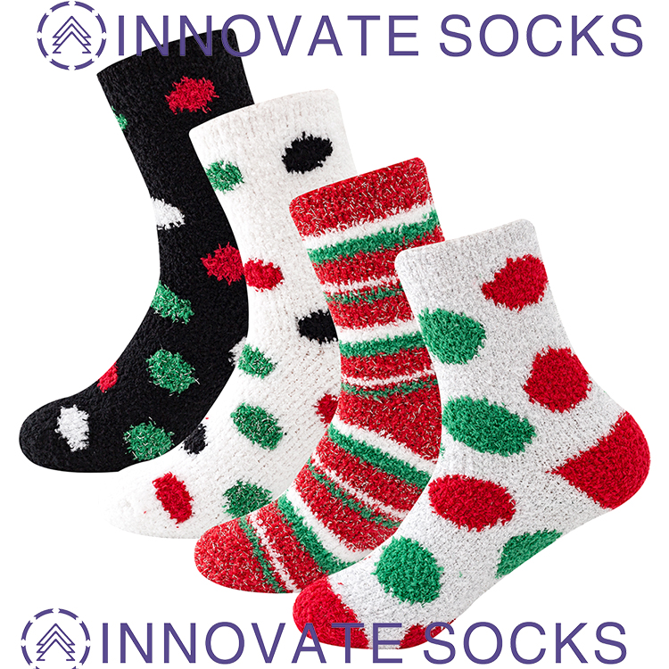 Cozy Soft Crew Socks para o Natal
