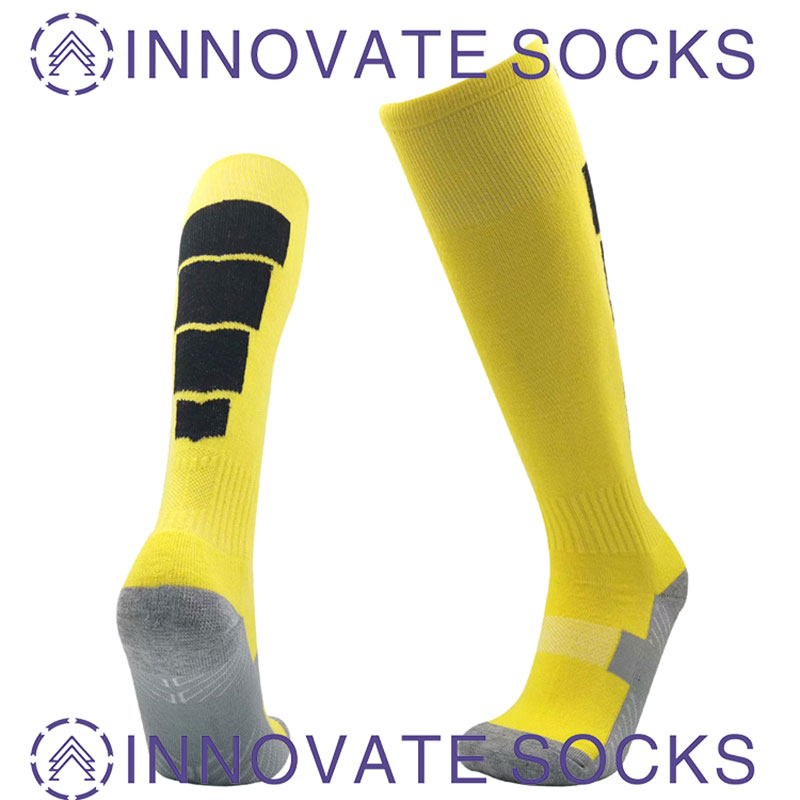 Futebol Long Tube Thick Towel Socks Student Football Socks Non-Slip Over The Knee Sports Socks